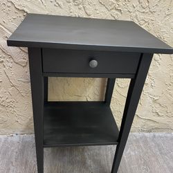 BLACK IKEA HEMNES SOLID WOOD NIGHTSTAND - Local Delivery for a Fee - See My Other Items 😀