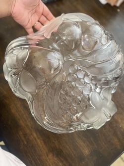 Glass Fruit Bowl