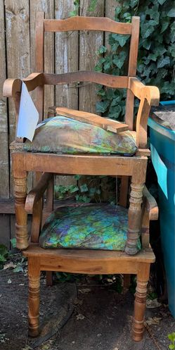 Pair of wooden chairs-FREE