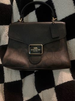 Coach New York Structured Top Handle Handbag