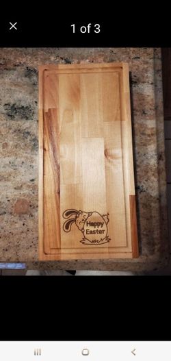 Easter New Handmade Wood Charcuterie/ Cutting Board