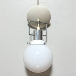 Vintage Modernist Style Mid Century Globe Pendant Lamp Lighting Fixture