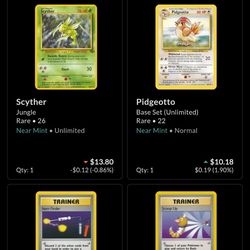 Pokemon Vintage Commons