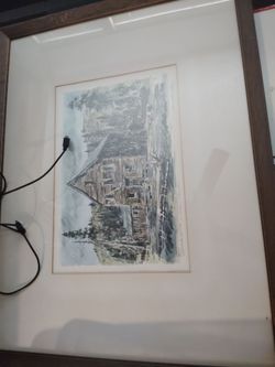 Vintage painting signed