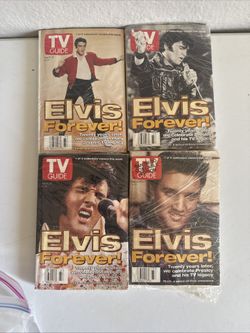 Elvis TV Guide Lot Of 4