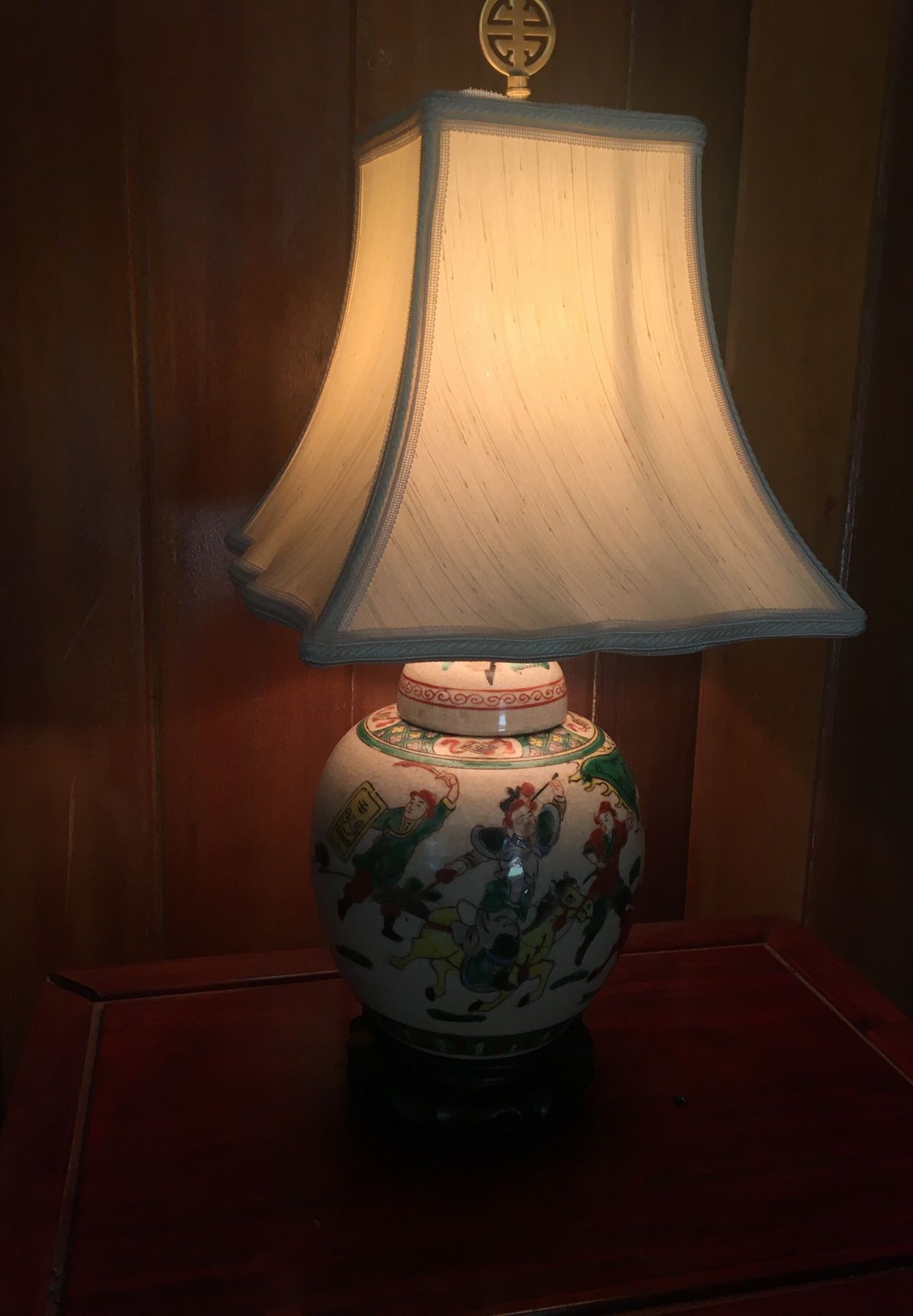 Antique Chinese Ginger Jar Lamp