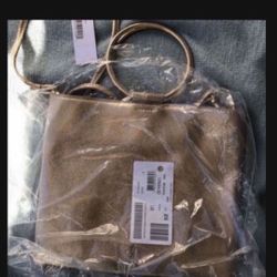 $125 OBO Paid $165 Le Pouch Leather Ring Handle Crossbody Bag THACKER Price $148.00+ Tax