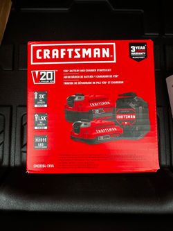 Craftsman V20 batteries and charger