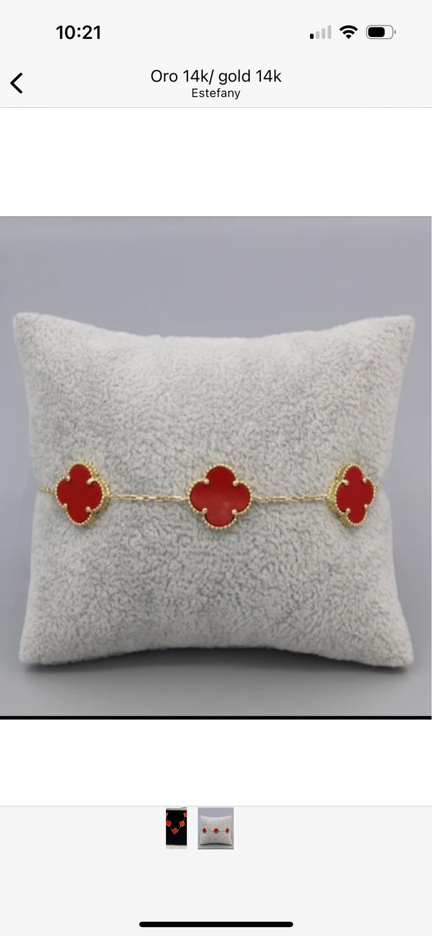 Clover Brazalete Gold 14k