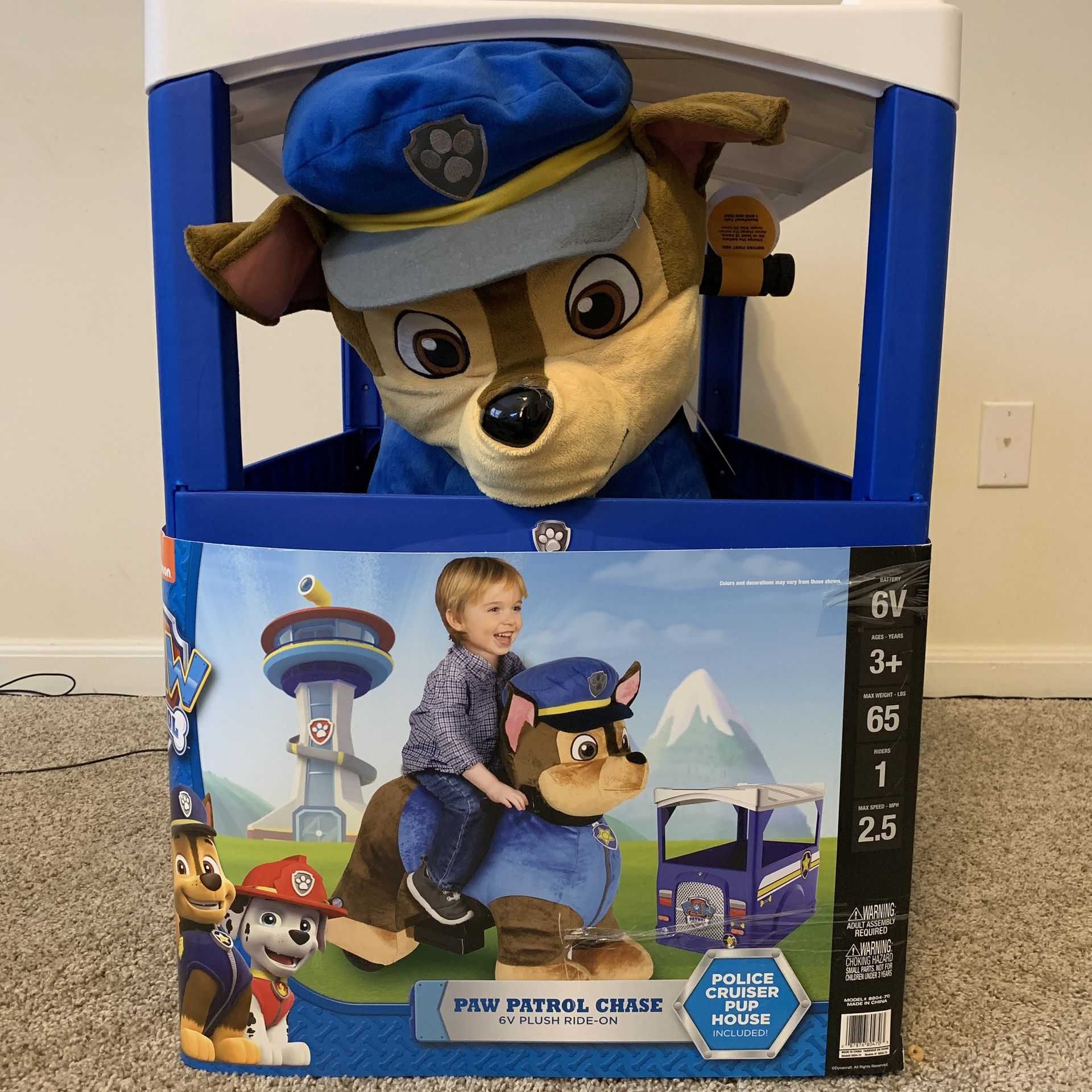 Dog Paw Patrol Chase 6v PAW PATROL CHASE Police Cruiser Ride On 6V