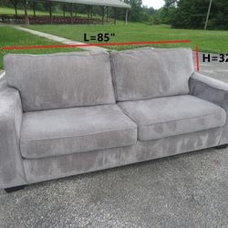 Excellent condition ASHLEY FURNITURE Sofa Couch – light Gray/Grey “Free Delivery” 