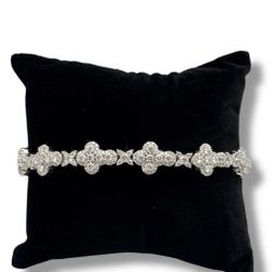 Moissanite Cross Star Bracelet pass all tester