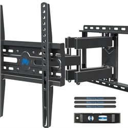 Mounting Dream TV Wall Mount for 32-65 Inch Television,Mount with Swivel and Tilt, Full Motion Bracket with Articulating Dual Arms, Fits 16inch Studs,