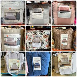 Becki Owens Or Members Mark 3 Piece Comforter Set Full/Queen Or King Brand New