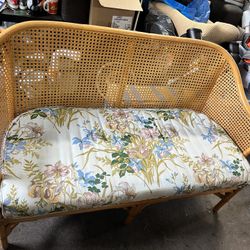 Rattan Loveseat