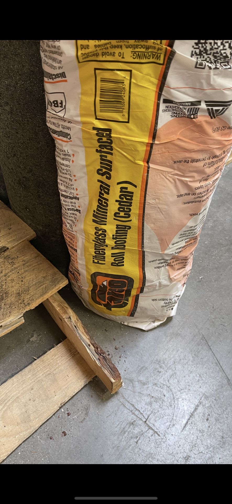 Fiberglass Mineral Surfaced Roll Roofing (cedar)