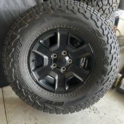 Jeep Gladiator Wheels & Falken Wildpeak AT3W Tires - LT285/70R17 - $1000 OBO