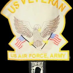 Air Force / Army Veteran  Leather Jacket