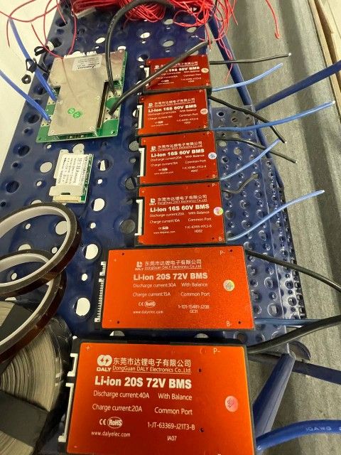 72v BMS, 60v BMS, Spotwelding Nickel, Solder, Heatgun
