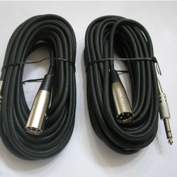 1/4" To XLR 3 Pins MALE Audio Musical Instruments