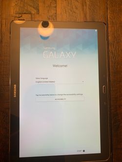 Samsung Galaxy Pro Tablet with SD card