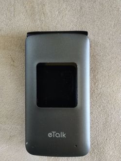 Verizon4G lte  flipphone Etalk  wifi ready