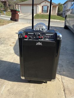 KaraoKing Portable Bluetooth Karaoke Speaker & Disco Light
