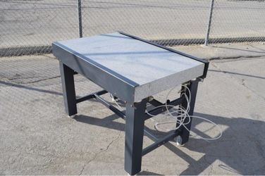 Kinetic Vibraplane Vibration Isolation Table Granite Block 4 Leg Workstation USA