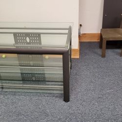 3 Tier Glass & Metal OFFICE/PRINTER STAND