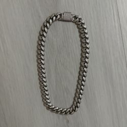 Cuban Link Moissanite Chain 16inch 12mm (Passes Diamond Tester)