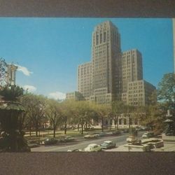Alfred E. Smith State Office Building Albany New York N.Y. 1950's Unused Post Card Postcard Vintage Collectible PC
