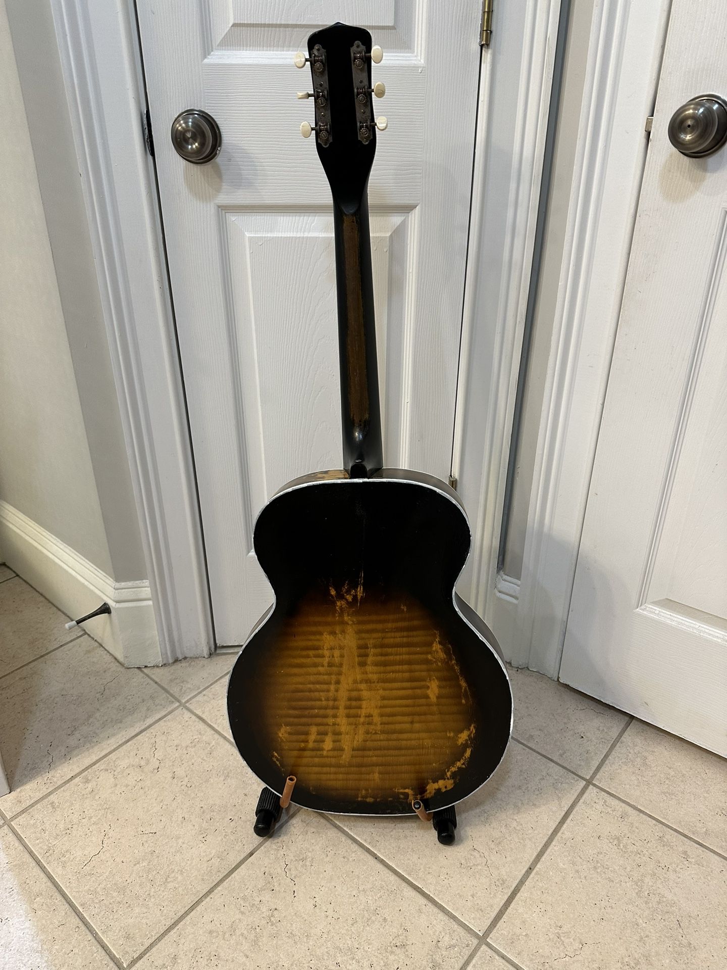 Vintage Harmony 1950S H 1215 Acoustic Guitar Tobacco Sunburst