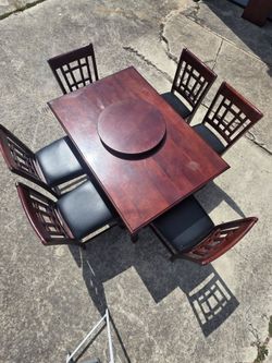 8-piece dining room set, $300