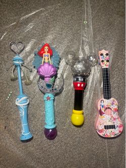 Disney Parks Wand Bubble Toy Lot