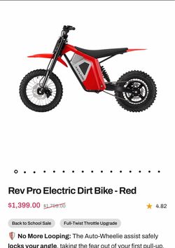 Any land rev pro self wheelie E bike