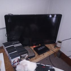 DVD Player, DVDs And A TV 