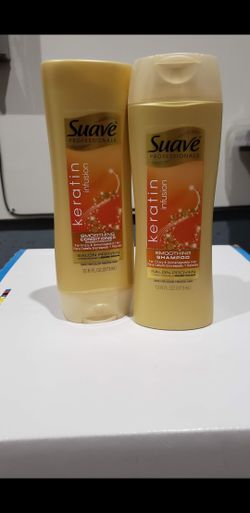 SUAVE, smoothing shampoo & conditioner