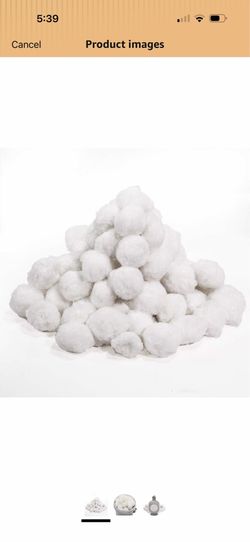 XtremepowerUS Filter Balls Media Filter Media for Swimming Pool Aquarium Filters Alternative to Sand (1.5lbs Filter Balls is Equivalent to 50lbs Filte