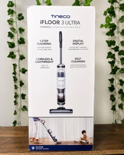 NEW Tineco iFLOOR 3 Ultra Cordless Wet/Dry Vacuum & Floor Washer