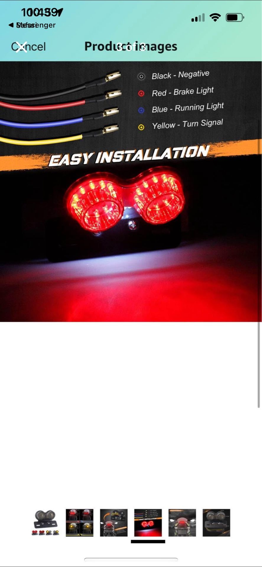 Motorcycle Mirror Turn Signals