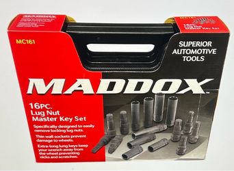 MADDOX 16Pc 3/4” Lug Nut Master Key Set