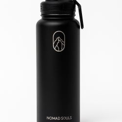 Nomad Souls Black Stainless Steel Water Bottle”