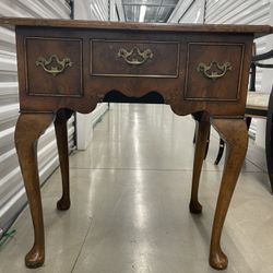 Vintage English Walnut Lowboy