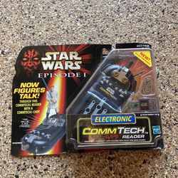 NEW Vintage Star Wars Episode I Electronic Comm Tech Reader 1998