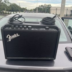 Fender Electric Guitar Model Amp 