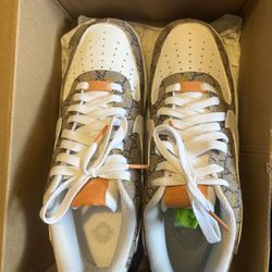 Custome made Gucci Air Force 1s
