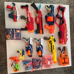 NERF GUNS!