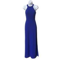 Women’s Long Beautiful Blue Dress, S