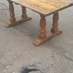 Custom Built Reclaimed Wood Table