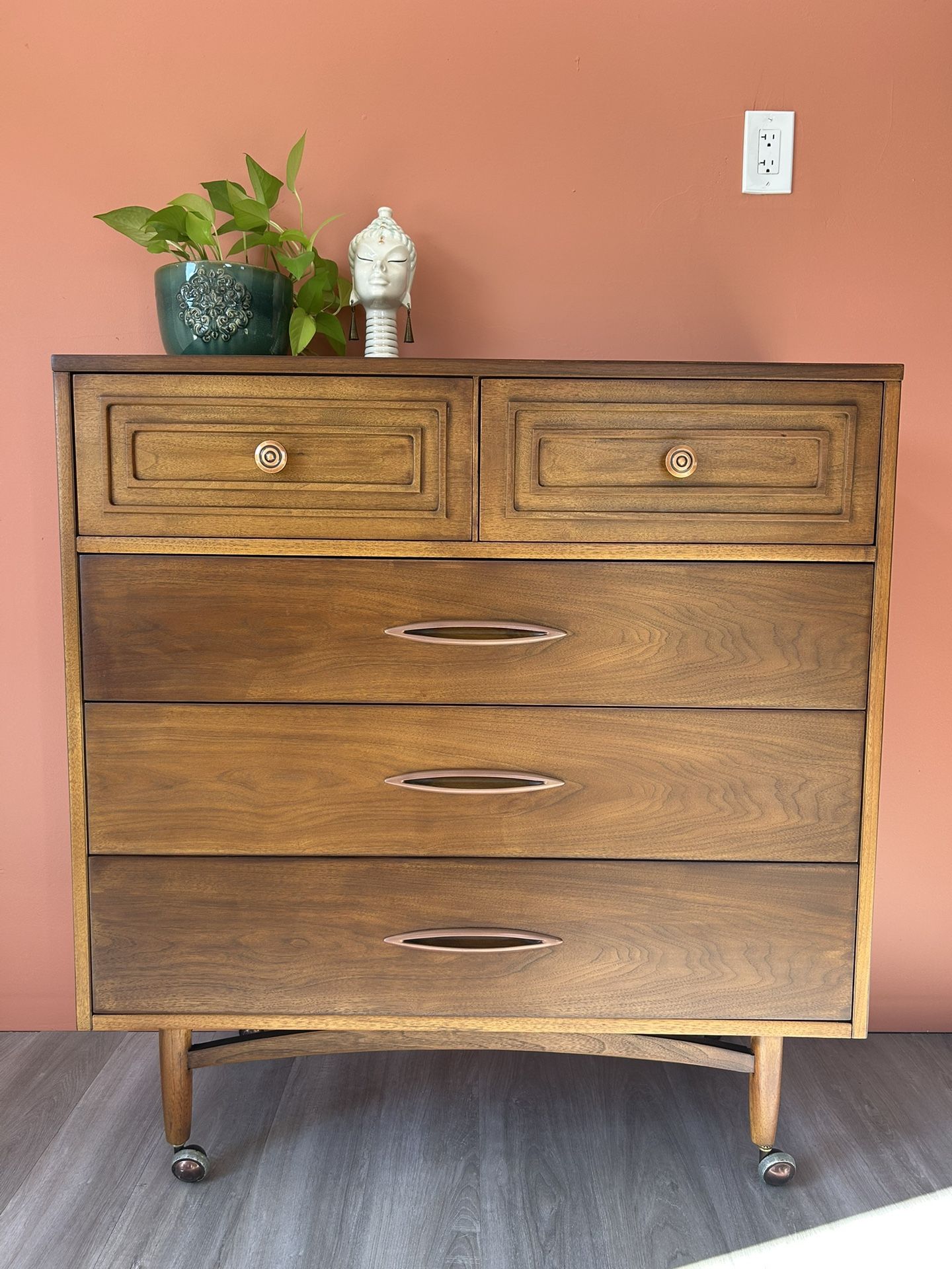 Mid-Century Modern Broyhill Premier Dresser β Refinished